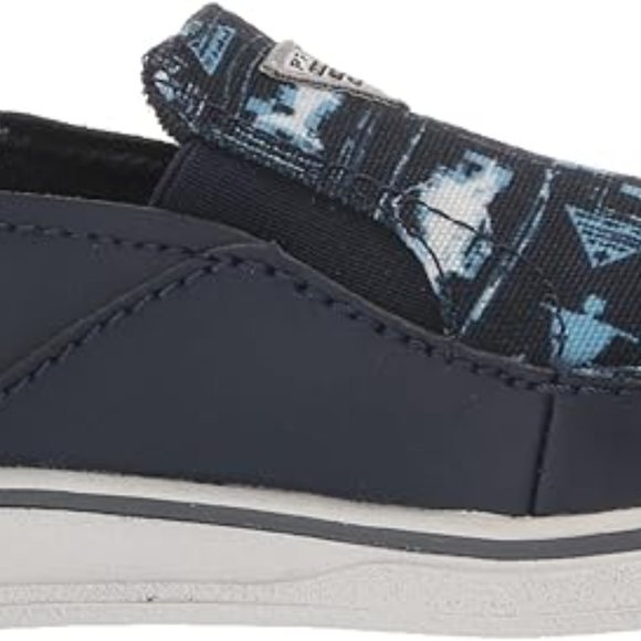 Columbia Boys Bahama PFG Boat Shoe, Collegiate Navy/White, 4 Big Kid US unisex - Picture 2 of 7